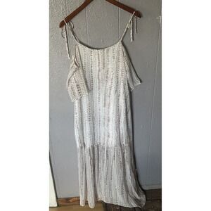 Women's bcbgeneration maxi Blush dress Size XS Off The Shoulder Romantic